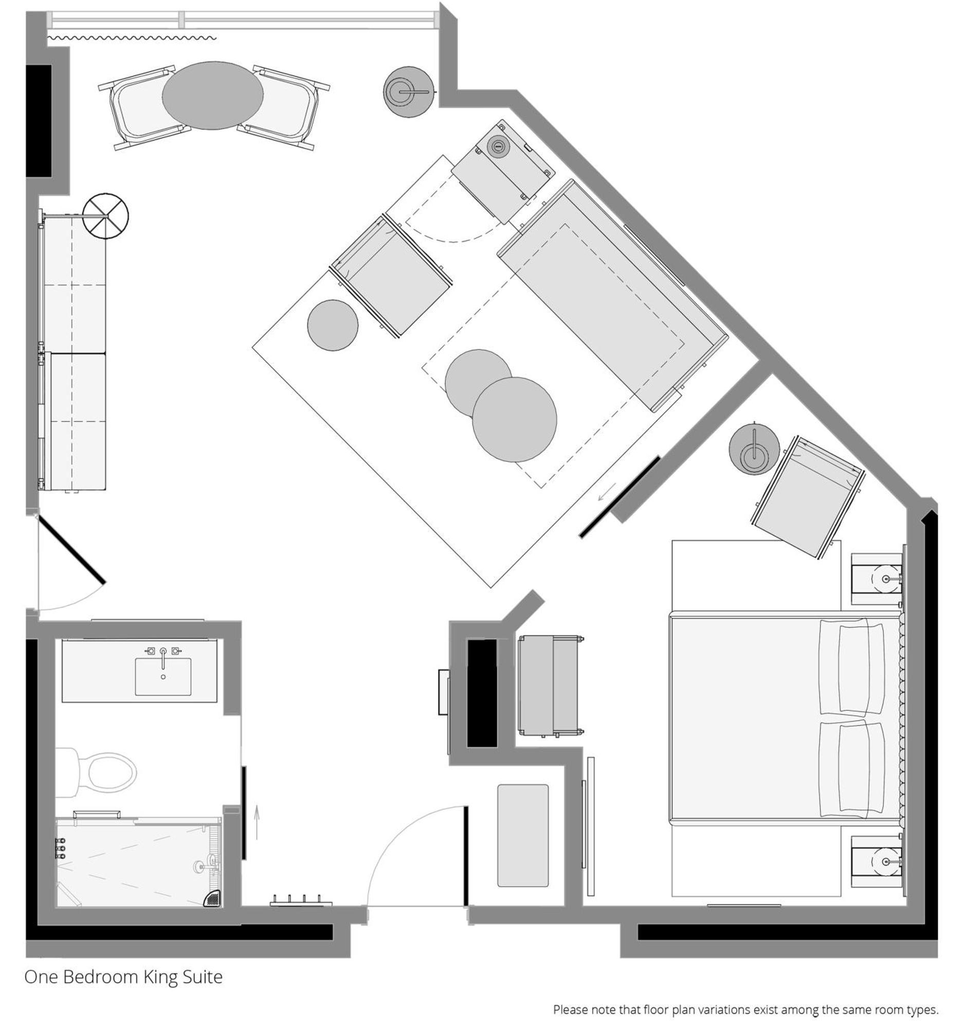 Suite King con 1 Camera da Letto